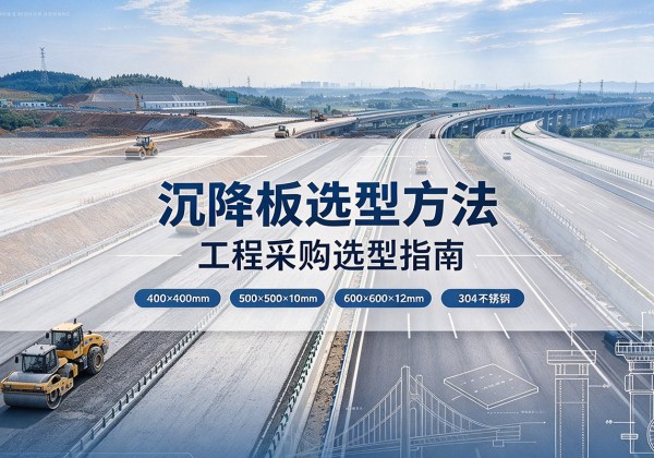 文水沉降板选择方法